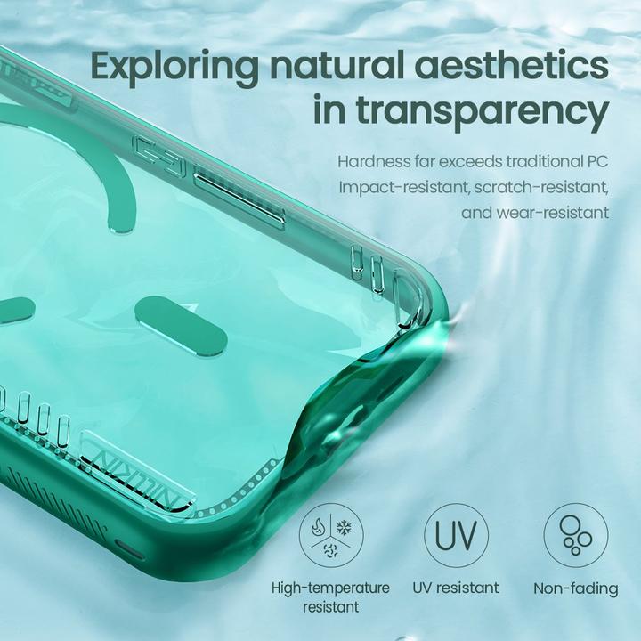 Immagine prodotto Nillkin Iceblade Prop MagSafe Bio PC Hardcase Hülle (Apple iPhone 17 Pro)