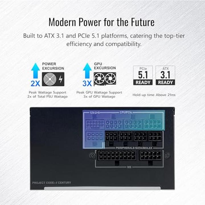 Actual product image Montech CENTURY II 850 (null Watt) (850 W)