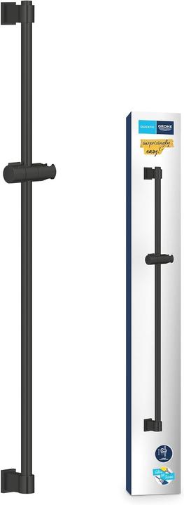 Actual product image Grohe Vitalio universal shower rail, glue or drill, 900 mm, matt black