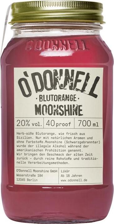 Produktbild O'Donnell Moonshine Moonshine Blutorange (1 x 70 cl)