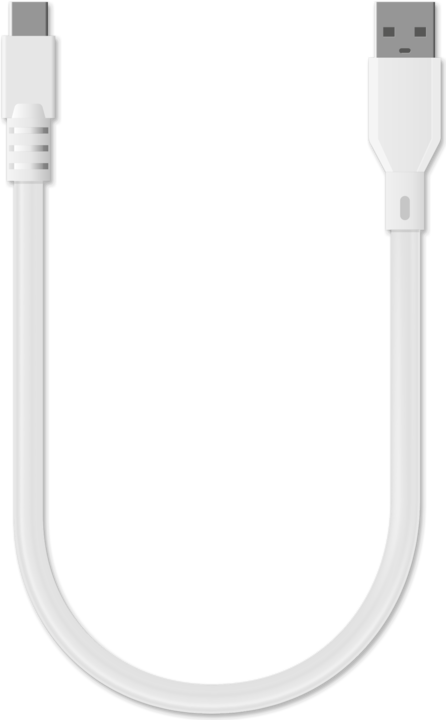 Actual product image Oxon USB A — USB C (0.30 m, USB 2.0)
