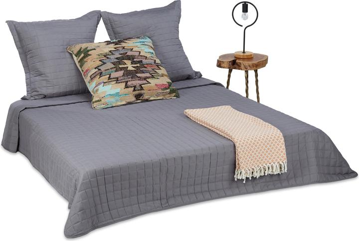 Produktbild Relaxdays Tagesdecke Set (220 x 240 cm)