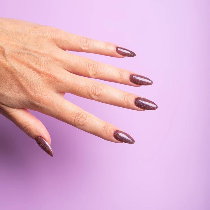 Productafbeelding Semilac UV Nagellak 827 AI Bruin 7ml (827 AI Bruin, Gel effect nagellak)