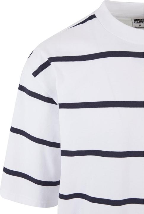 Actual product image Urban Classics Oversized Sleeve Modern Stripe Tee - 139403 (S)