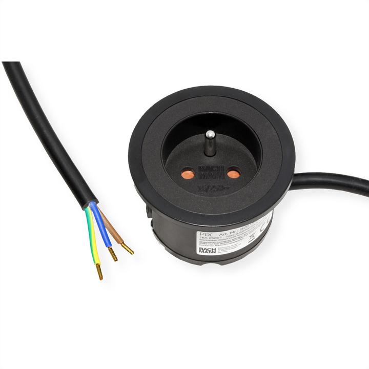 Actual product image Bachmann PIX power strip (1x, CEE 7/3, CEE 7/5, 2 m)