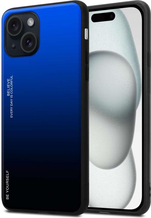 Produktbild Cadorabo Hülle für Apple iPhone 15 TPU im 2 Farben Design (Apple iPhone 15)