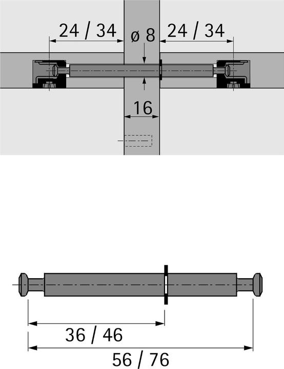 Immagine prodotto Hettich Du 868 (Ancoraggi a pressione, 1 pz.)