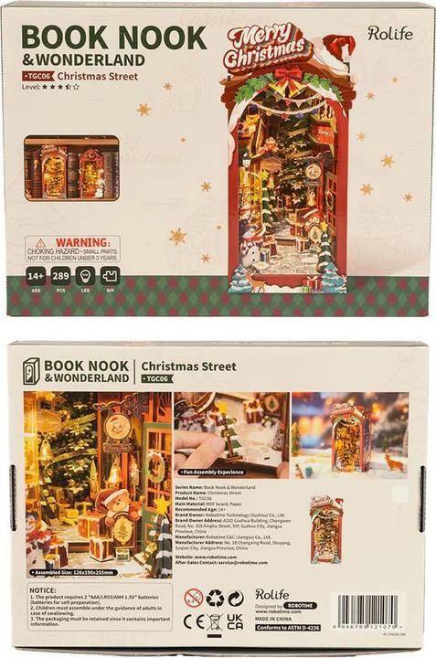 Image du produit Rolife Christmas Street - Book Nook