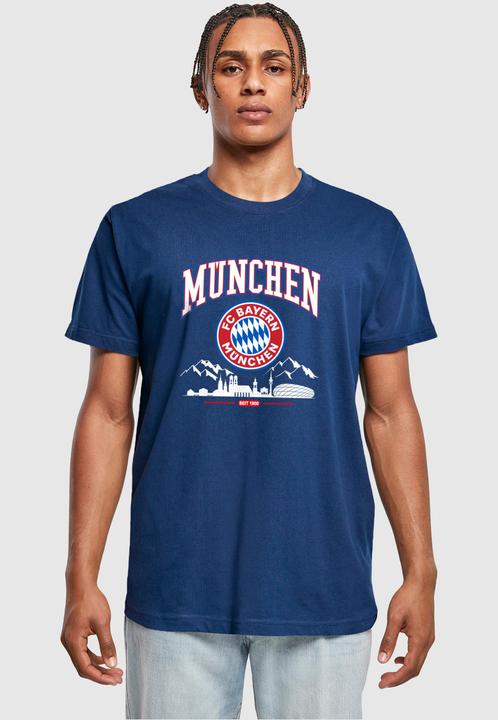 Actual product image FC Bayern München FC Bayern Skyline grey T-Shirt Round Neck - 115513 (L)