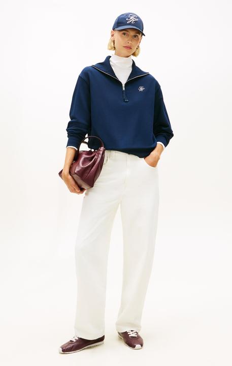 Produktbild Tommy Hilfiger Th Script Half Zip Terry Swtshrt (L)