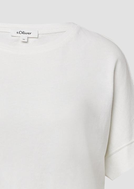 Produktbild S.Oliver T-Shirt Gewaschenes T-Shirt mit Ziernähten im Relaxed Fit (42)