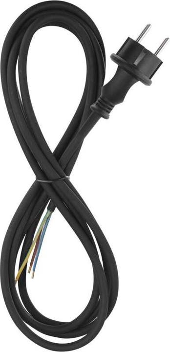 Produktbild Emos Flexoschnur Gummi/Neopren 3×1mm2, 3m, schwarz (3 m)