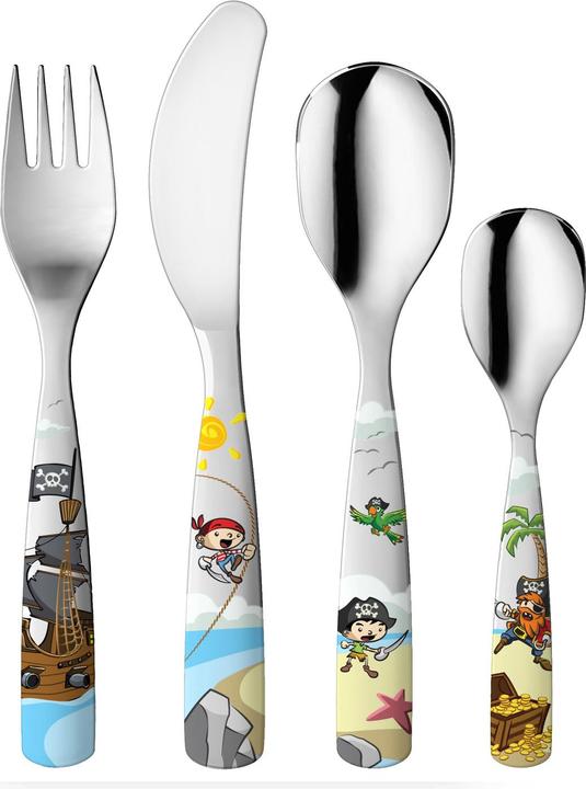 Actual product image Profino Children's cutlery 'Pirate' 4 pieces