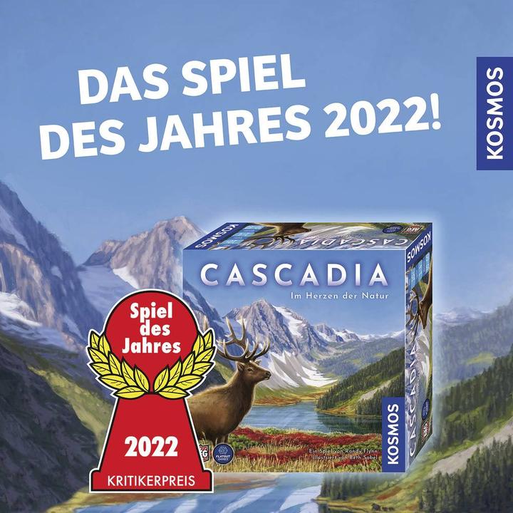 Actual product image Kosmos Familienspiel Cascadia – Im Herzen der Natur (German, 1 - 4 Players)