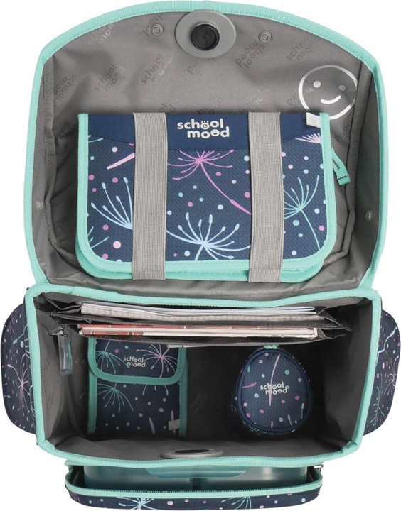 Immagine prodotto School-Mood Set di zaini per la scuola Timeless Pro da 7 pezzi (23.50 l)