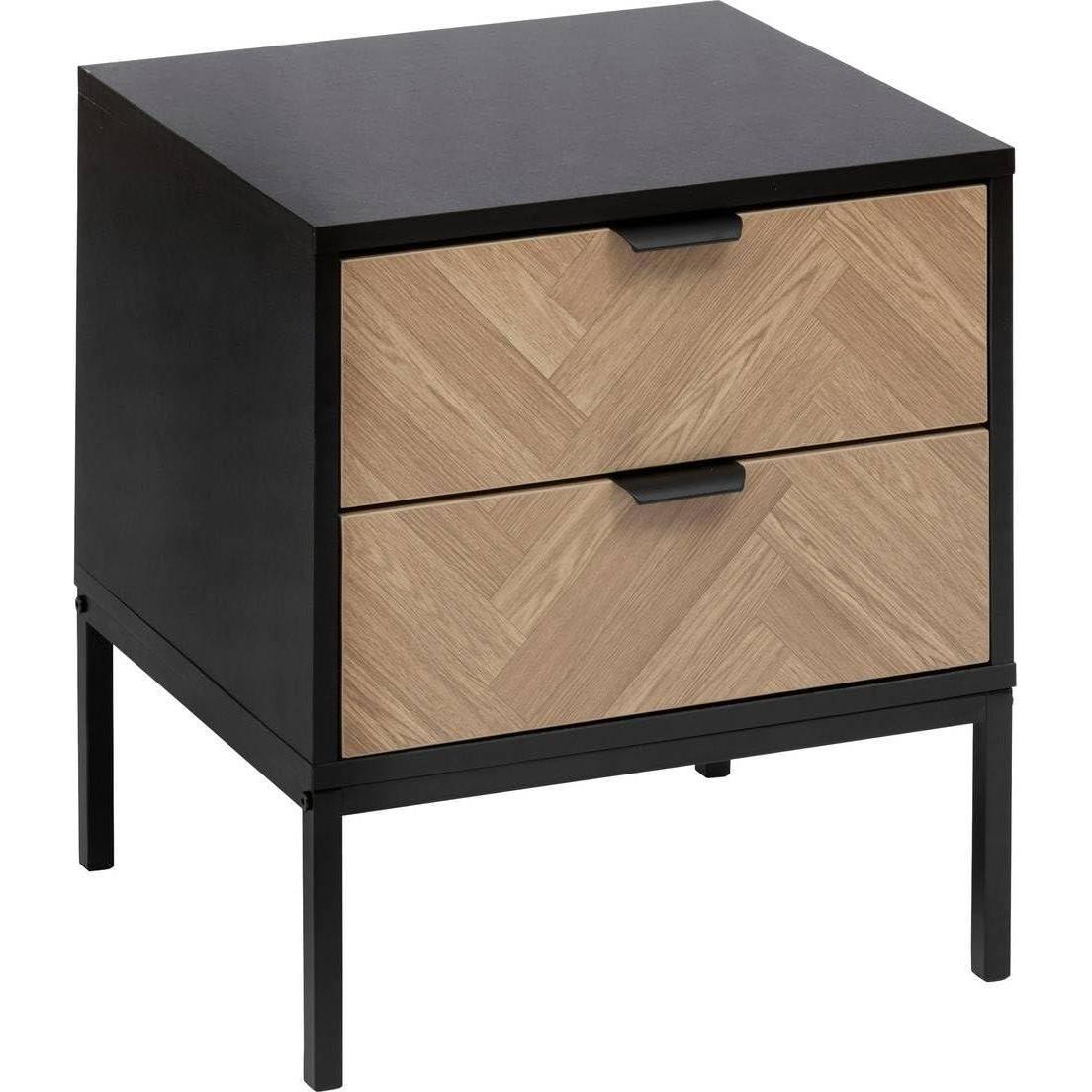 5Five, Comodino, Szafka nocna CHEVRONS, 50 x 40 x 45 cm (50 x 45 x 45 cm)