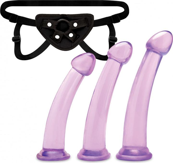 Immagine prodotto Lux Fetish Size Up, set di addestramento con dildo e imbracatura a 3 pezzi per il pegging