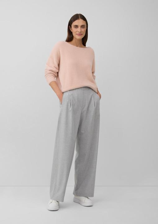 Produktbild s.Oliver Strickpullover Flauschiger Pullover mit U-Boot-Ausschnitt (40)