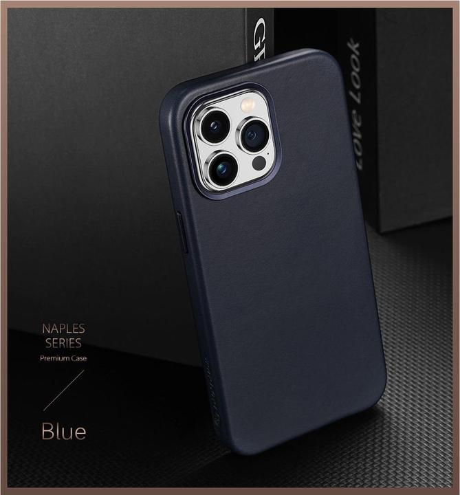 Image du produit Dux Ducis Naples Series Étui en cuir véritable (Apple iPhone 14 Pro Max)