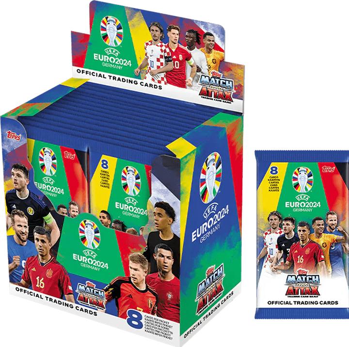 Actual product image Topps Euro 2024 Display (German, French, Swiss German, Italian, English, Booster display)