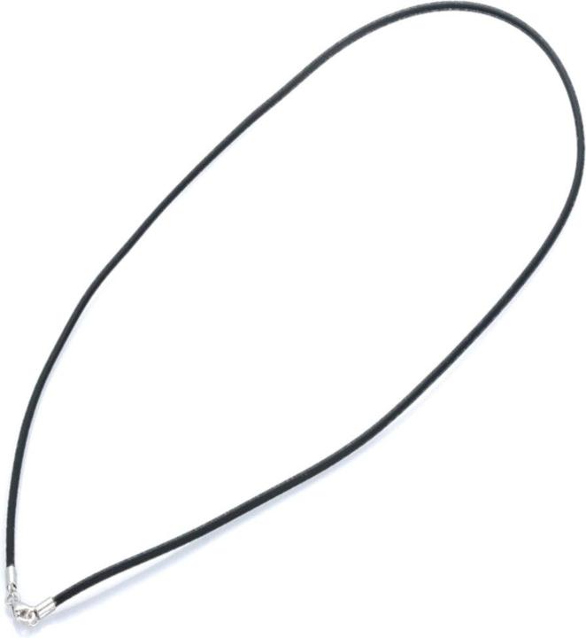 Image du produit Andreani Kette aus Kautschuk mit Silber 925 Verschluss (Argent 925, Caoutchouc, 45 cm)