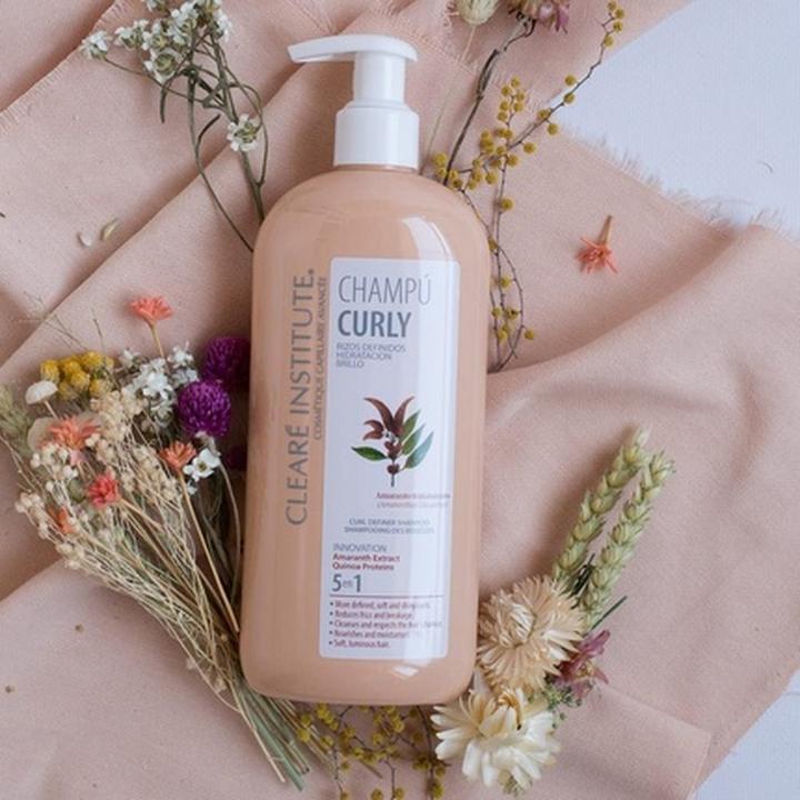 Immagine prodotto Clearé Institute CHAMPÚ CURLY rizos definidos hidratación brillo 400ml (400 ml, Shampoo liquido)