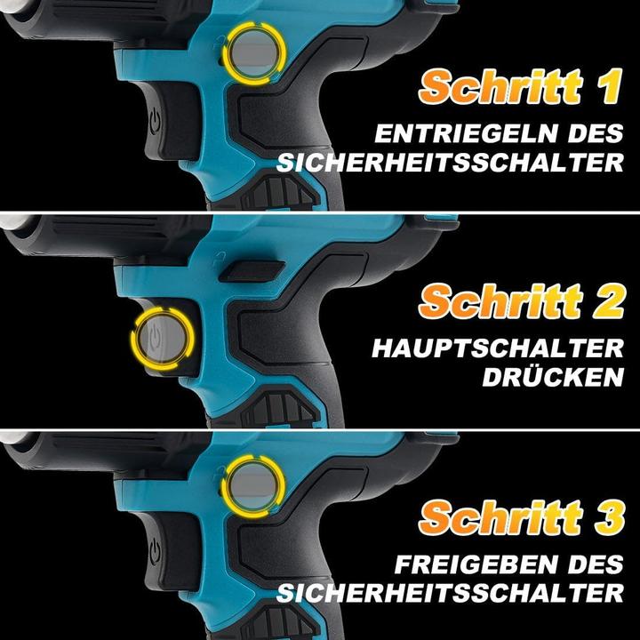 Produktbild Autojare Akku-Heissluftpistole für Makita 18V (ohne Batterie)