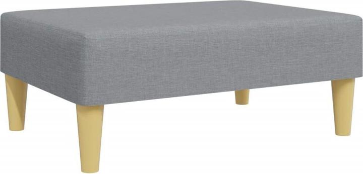 Immagine prodotto VidaXL Divano letto a 2 posti con cuscini Poggiapiedi Divano letto Daybed Velluto grigio chiaro (Divano letto)