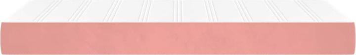 Actual product image vidaXL Taschenfederkernmatratze Rosa Samt (90 x 210 cm, Spring core)