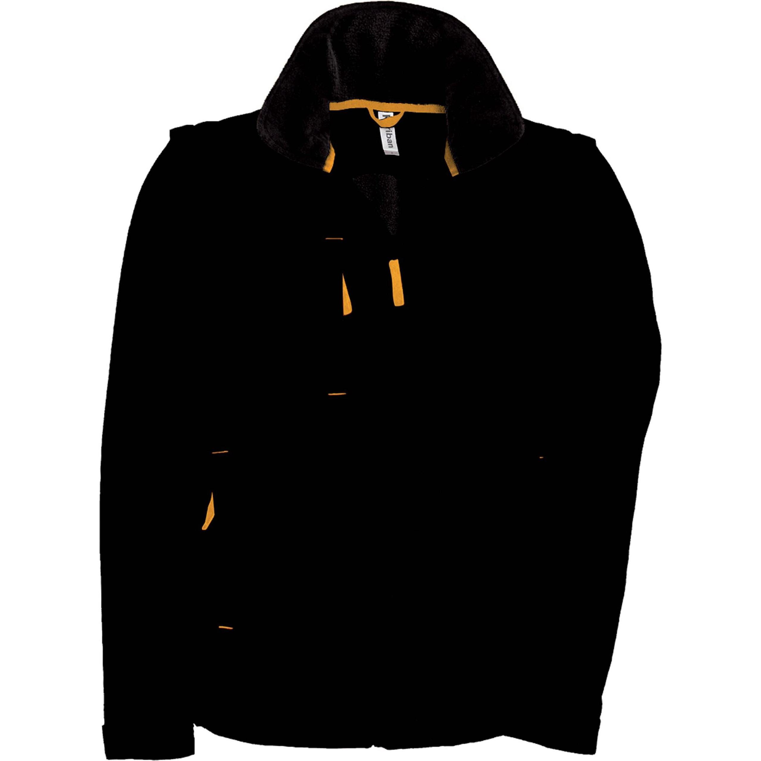 Kariban, Jacke, Score (L), Orange, Schwarz, L
