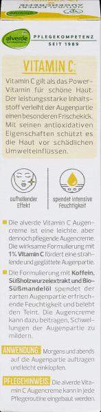 Image du produit dm alverde Natural Expert 1% de vitamine C (Crème, 15 ml, Jour + nuit)