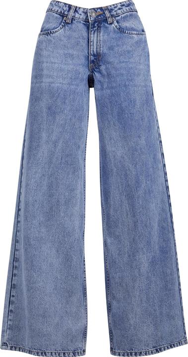 Produktbild Urban Classics Ladies Mid Waist Wide Denim (26)