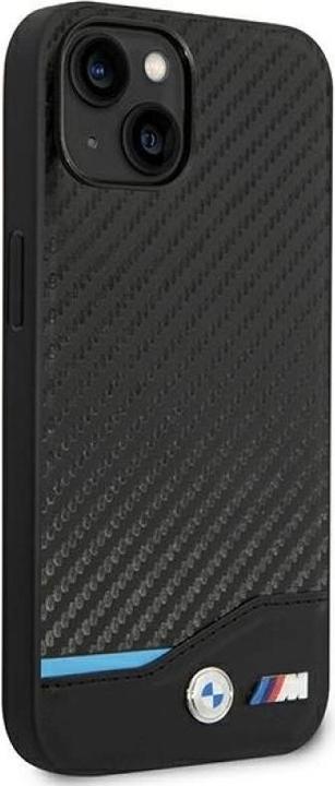 Produktbild BMW Etui BMHCP14S22NBCK iPhone 14 6,1" czarny/black Leather Carbon (Apple iPhone 14)