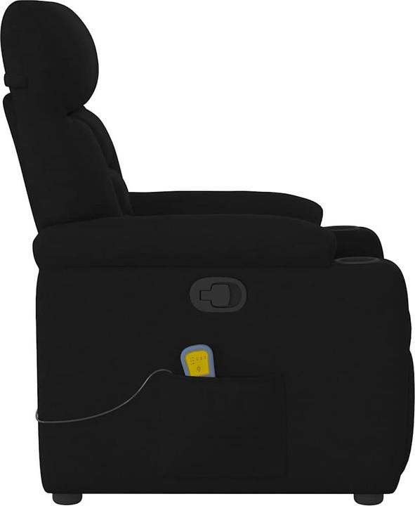Actual product image VidaXL Massage chair black fabric