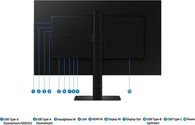 Actual product image Samsung ViewFinity S6 - S60UD (2560 x 1440 pixels, 27")