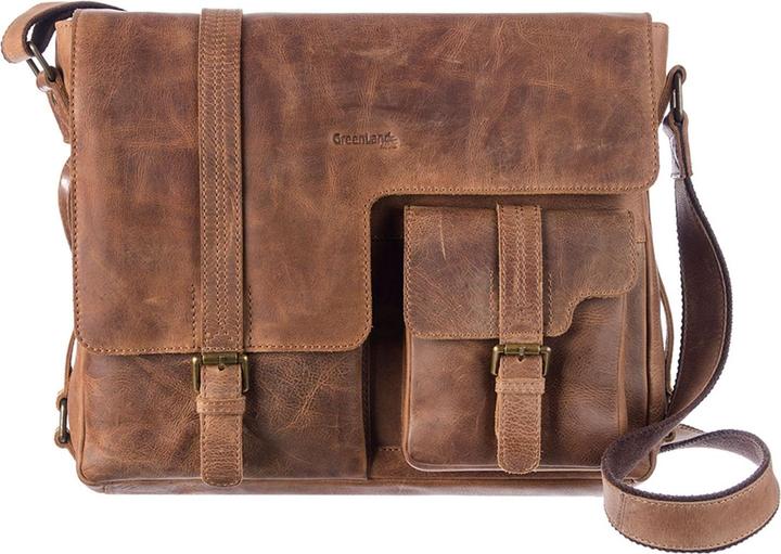 Immagine prodotto Greenland Nature Montenegro borsa a tracolla in pelle 39 cm