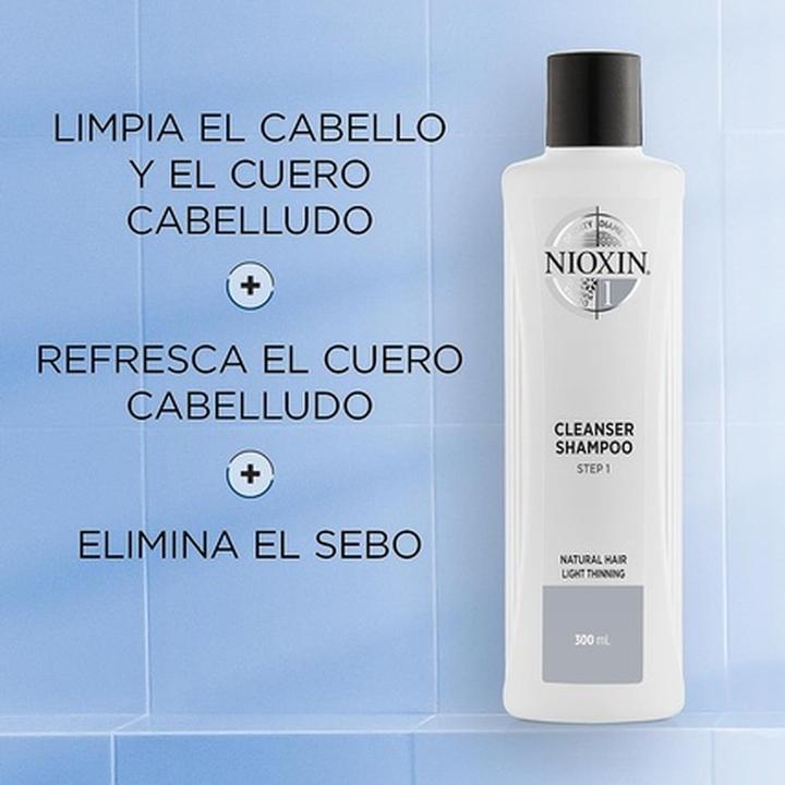 Actual product image Nioxin System 1 Cleanser Shampoo (300 ml, Liquid shampoo)