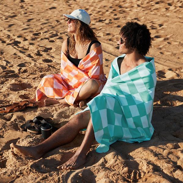 Produktbild Dock & Bay Strandtuch Groovy Check (90 x 200 cm)