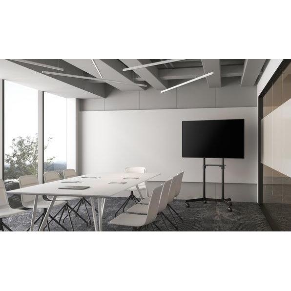 Thumbnail - Dacomex Rotating mobile stand S70-600W-R for screens 37-70 (70", 70 kg), TV Ständer, Schwarz