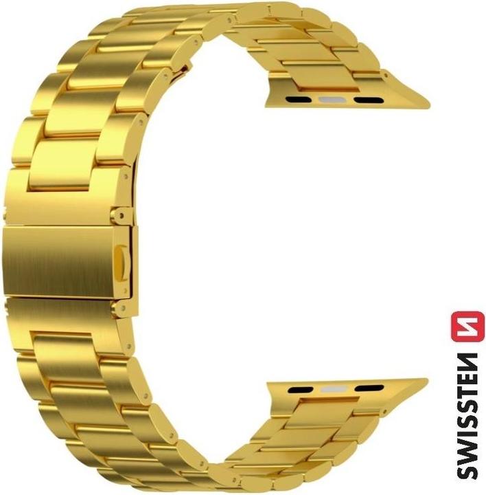 Produktbild Swissten Metal Band for Apple Watch 38/40/41 mm Gold (Edelstahl)