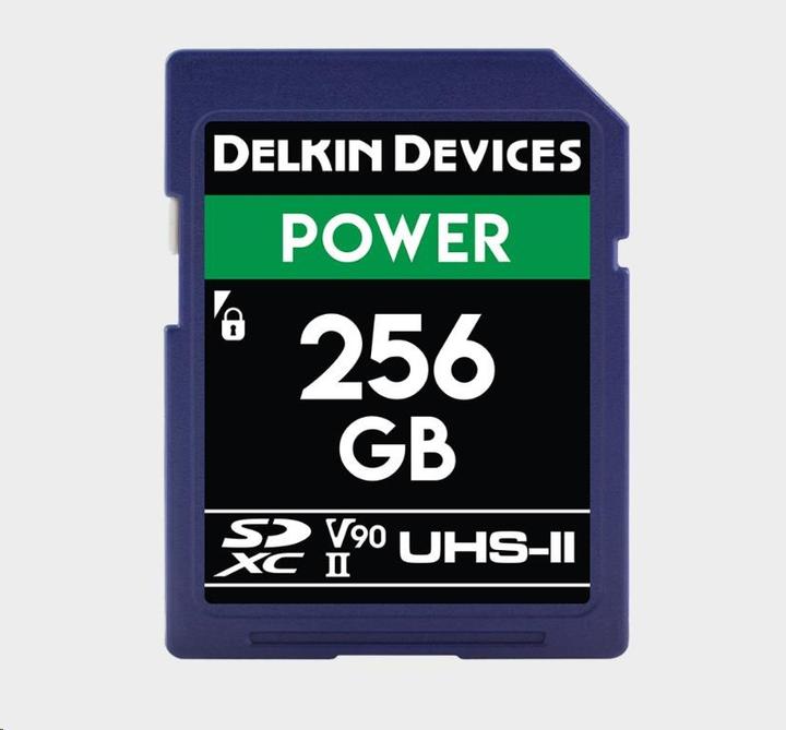 Image du produit Delkin POWER UHS-II (V90) 256GB R:300MB/s W:250MB/s (256 Go, SDXC, U3, UHS-II)