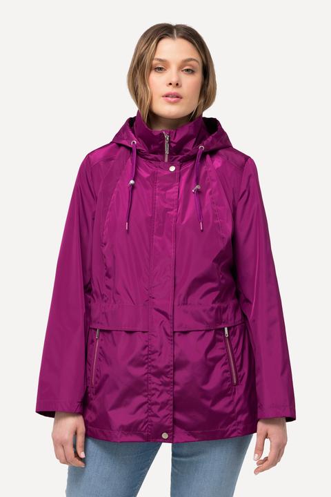 Produktbild Ulla Popken HYPRAR Windbreaker-Jacke, wasserabweisend, Kapuze (46, 48)