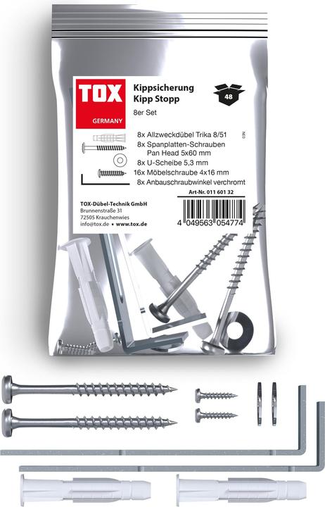 Actual product image Tox Tilt stop anti-tilt device (8 pcs.)