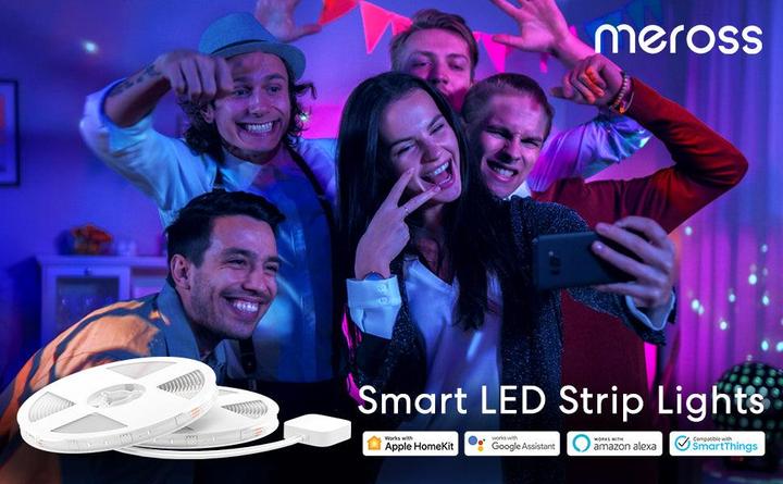 Actual product image Meross LED strips (Multicoloured, 1000 cm, Indoor)