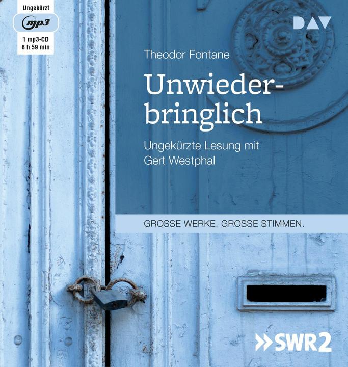 Produktbild Unwiederbringlich (Theodor Fontane, Deutsch)