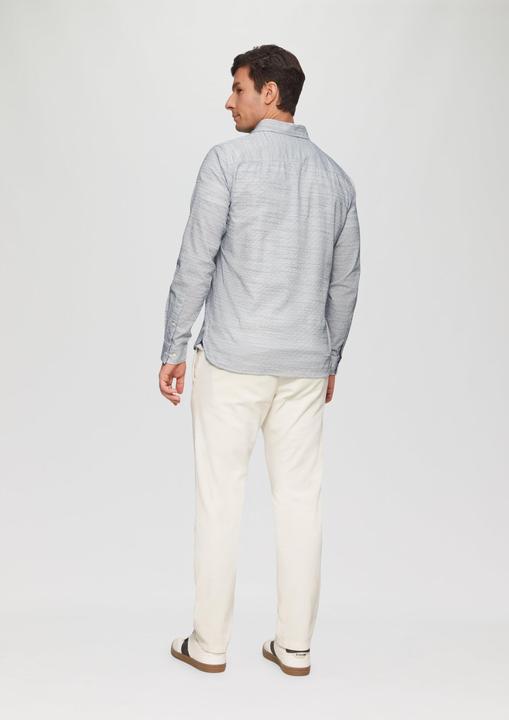 Immagine prodotto S.Oliver Hemd Slim Fit: Strukturiertes Hemd mit Kentkragen (XXL)