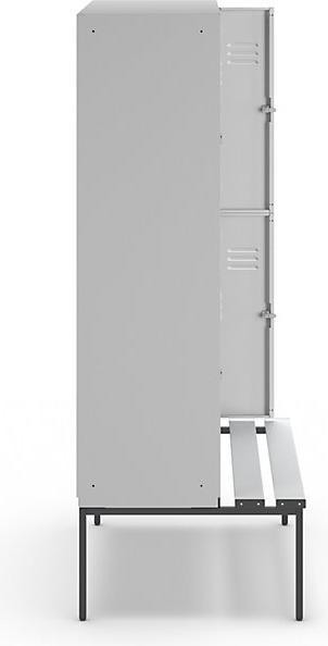 Actual product image Wolf Half-height wardrobe with bench underframe (120 cm, 214 cm)