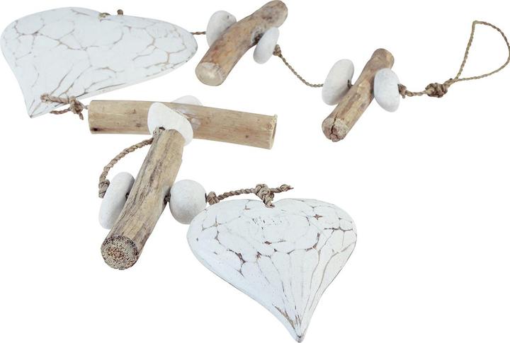 Produktbild Viana Dekoration hängend mit herzen und Rundhölzern ca. (72 x 15 cm)