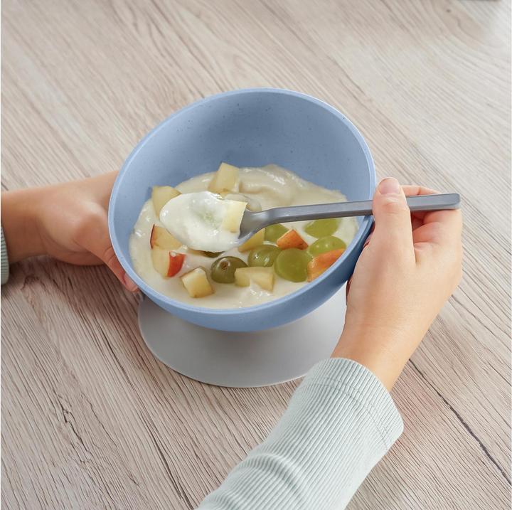 Actual product image Reer Growing Bowl with suction cup blue