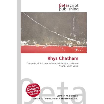 Rhys Chatham, Fachbücher